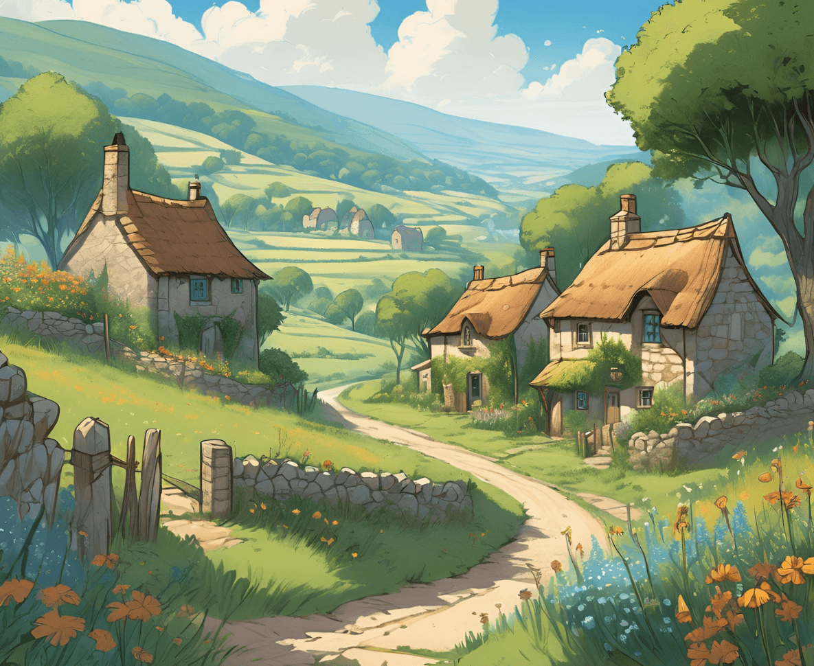 köyde yaşamak doğa görseli